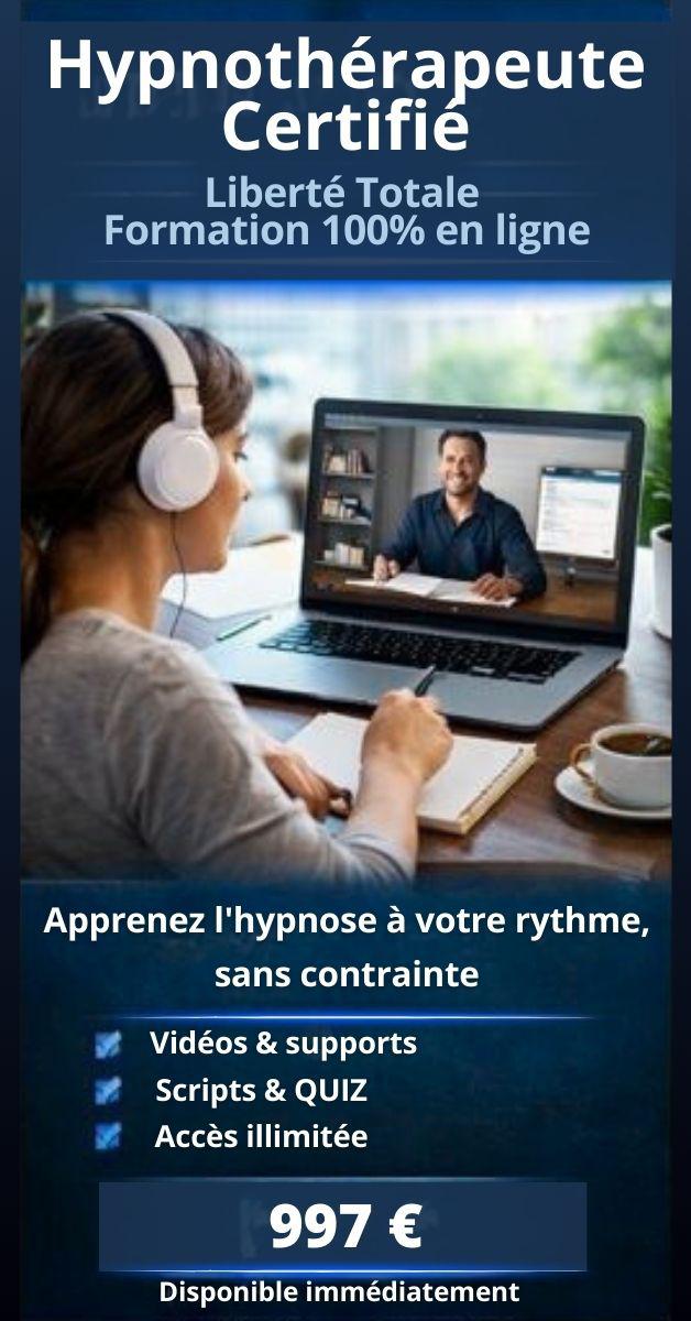 Hypnothérapeute Certifié (100 % e-learning) | JCD
